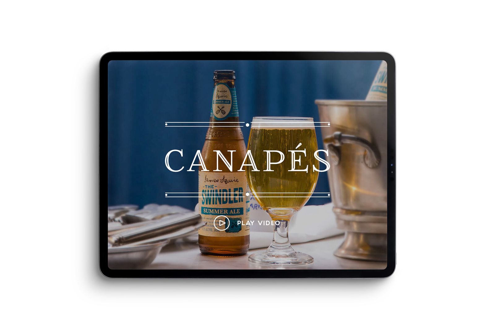 James Squire - There's A Beer To Match - Canapes