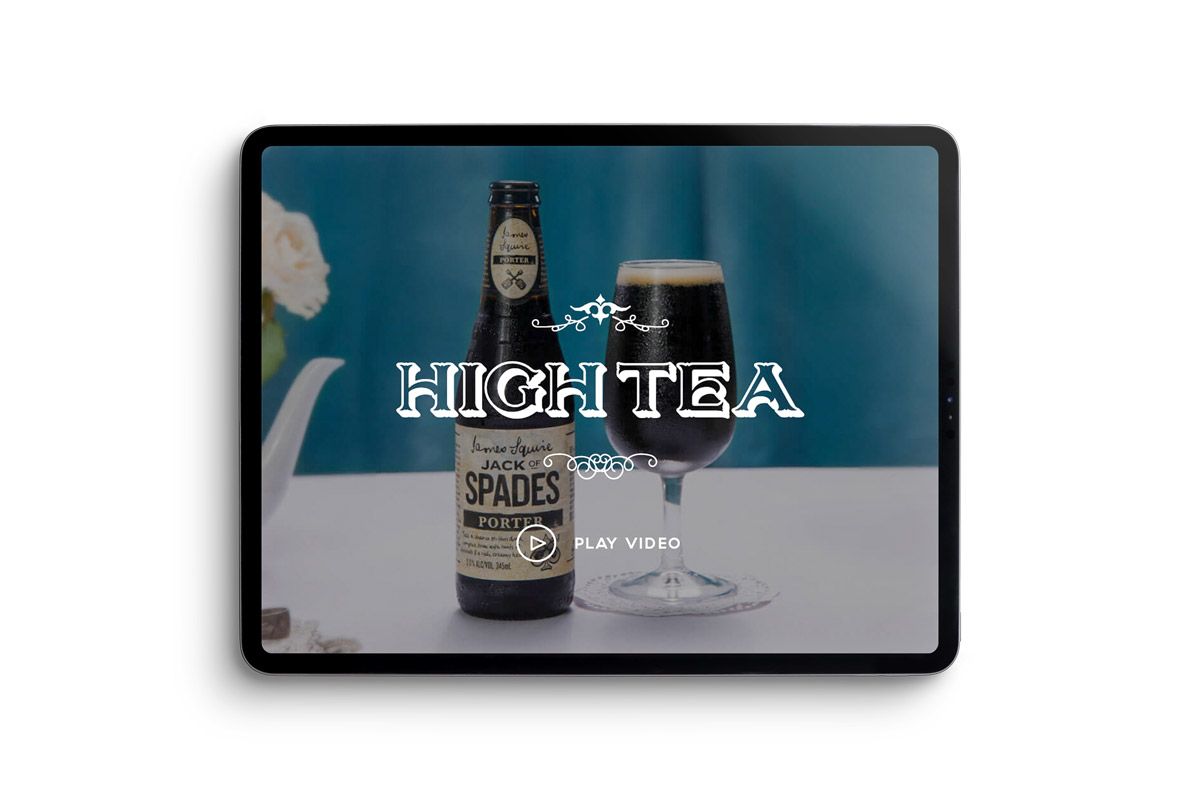 James Squire - There's A Beer To Match - High Tea