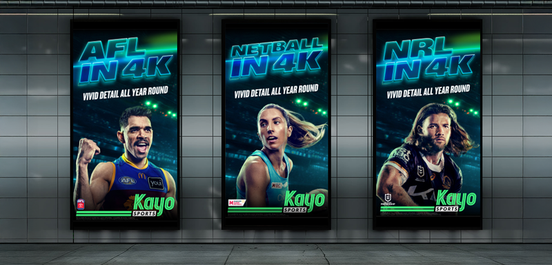 Kayo Sports x Vivid Sydney